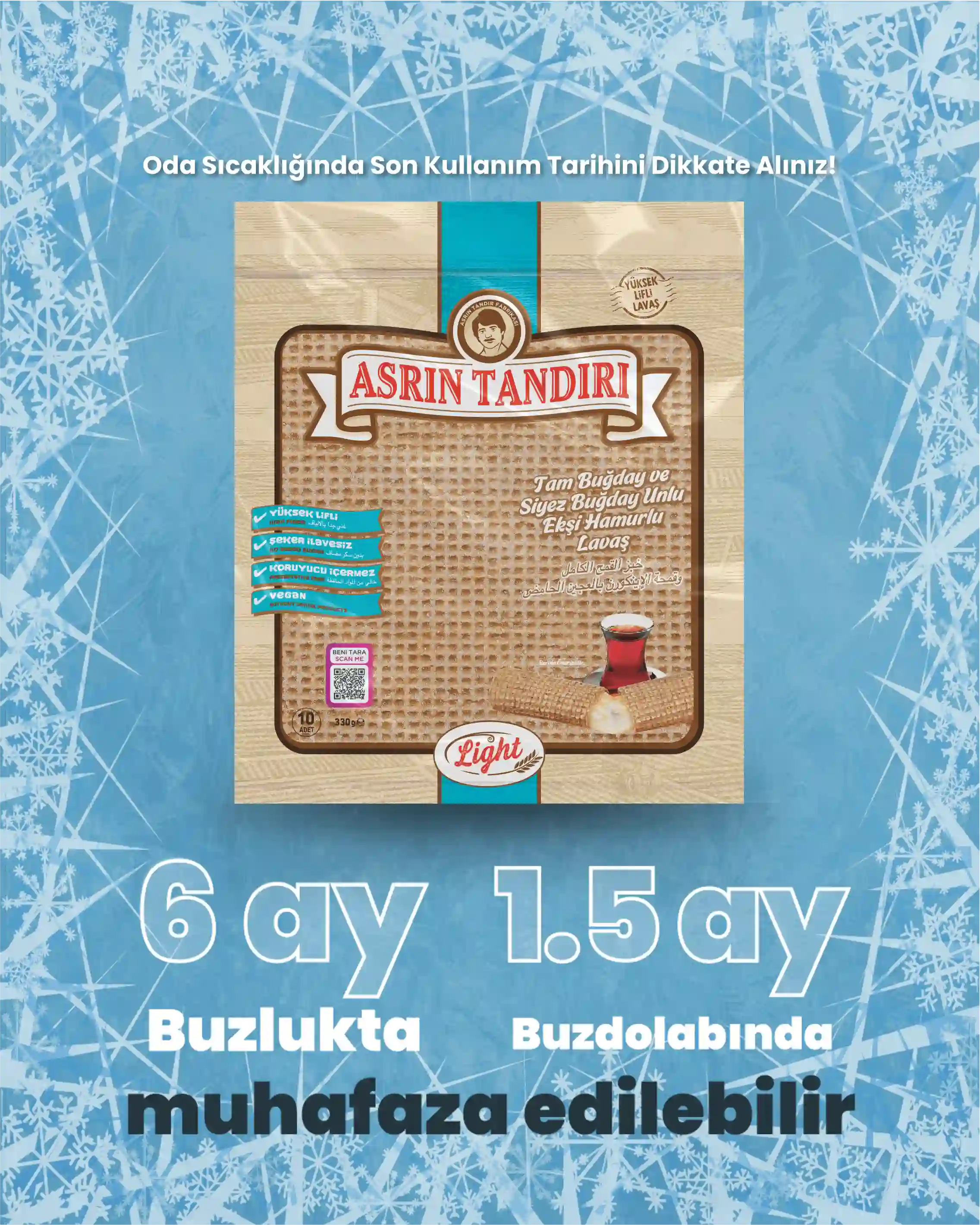 4'LÜ PAKET LAVAŞ SETİ ( 4 Paket Paket Ekşi Hamurlu Tam Buğday Lavaş Tandır Ekmeği)